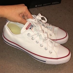 Converse White Chuck Taylor All Star Low Tops